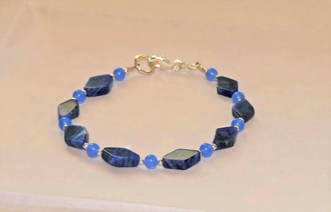 Sodalite Blue Agate Bracelet